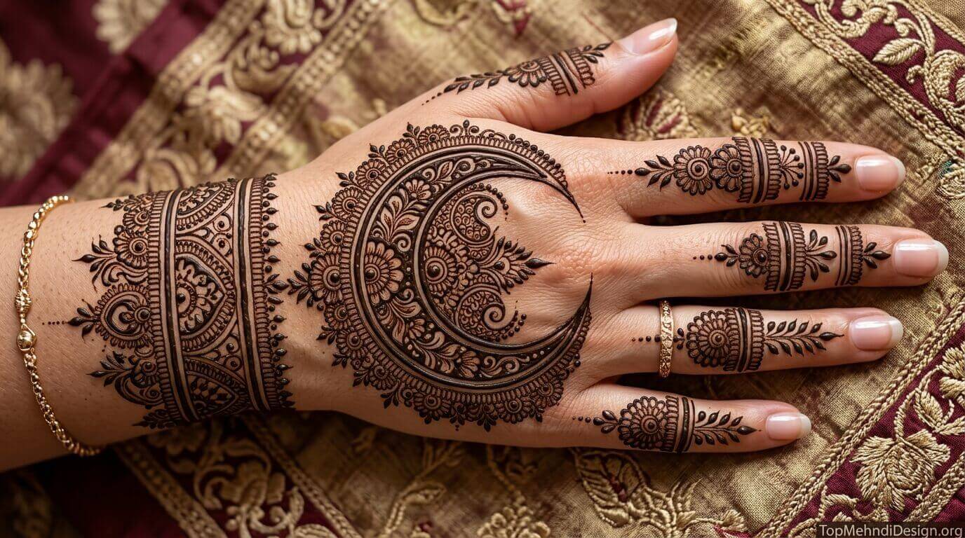 Chand Mehndi Design Back Hand 2026