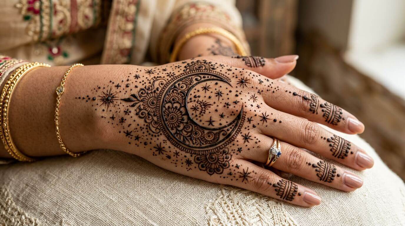 Chand Mehndi Design Back Hand 2026