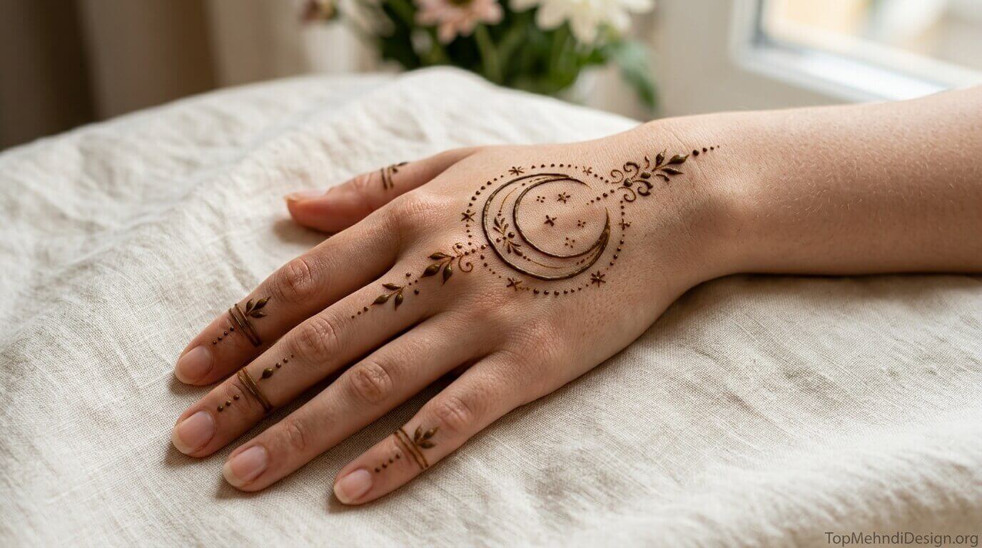 Chand Mehndi Design Back Hand 2026