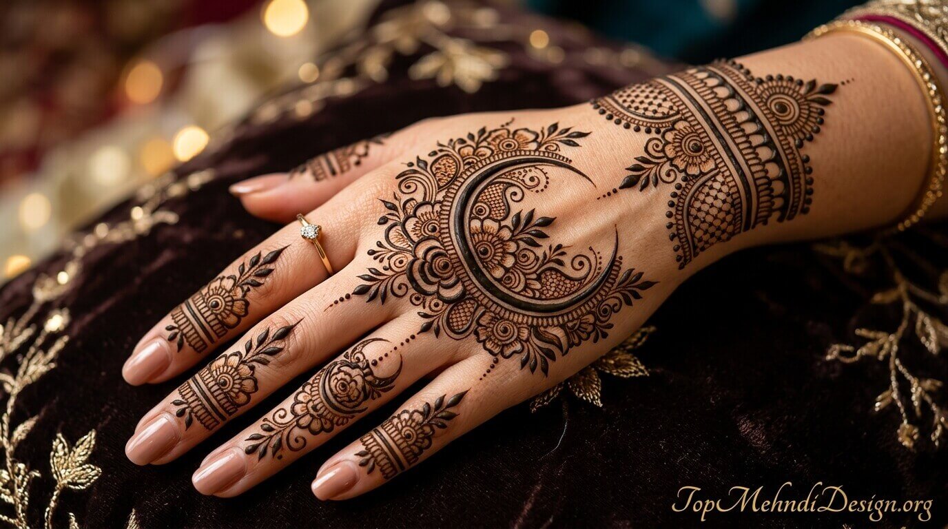 Chand Mehndi Design Back Hand 2026