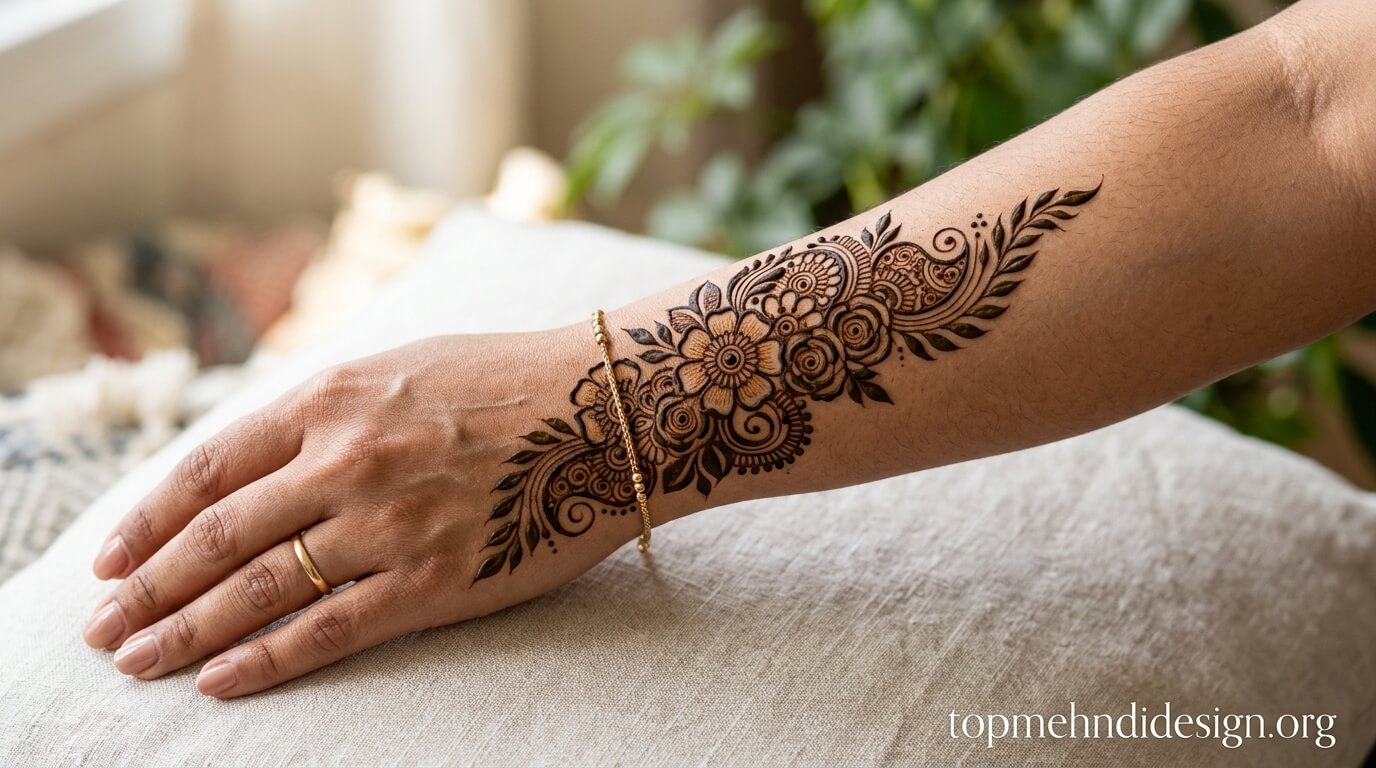 Bakra Eid Mehndi Design Wrist 2026