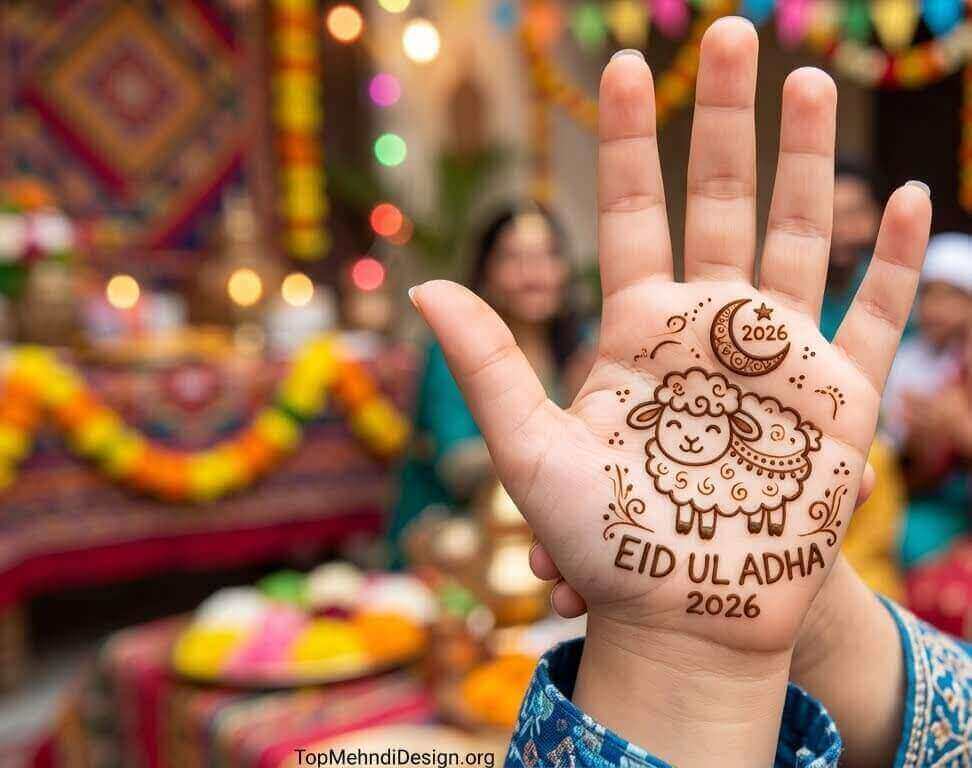 Easy Henna Design for Eid ul Adha 2026