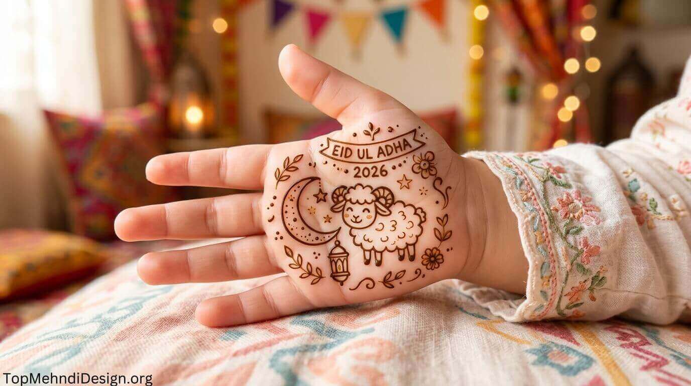 Easy Henna Design for Eid ul Adha 2026