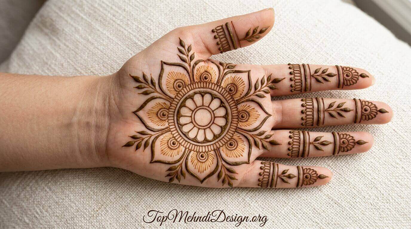 Easy Henna Design for Eid ul Adha 2026