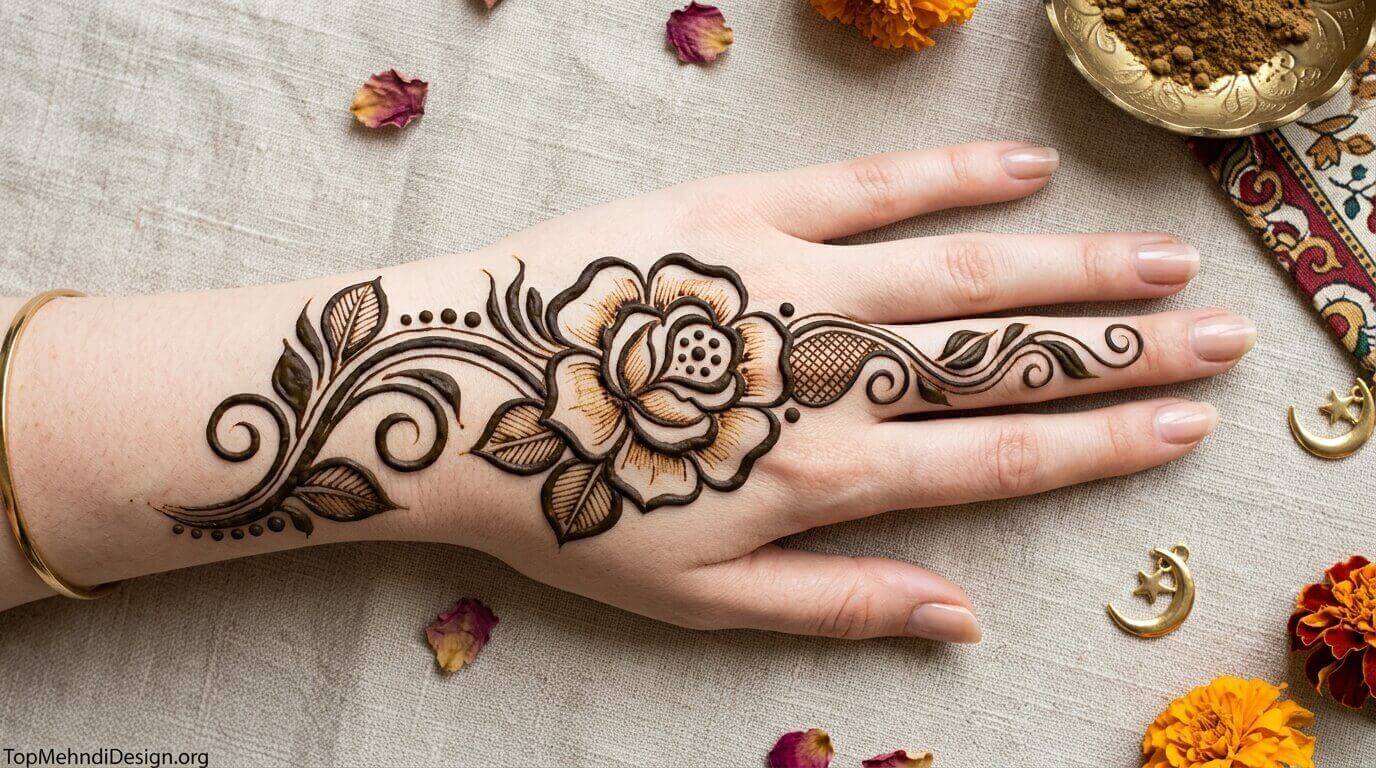 Easy Henna Design for Eid ul Adha 2026