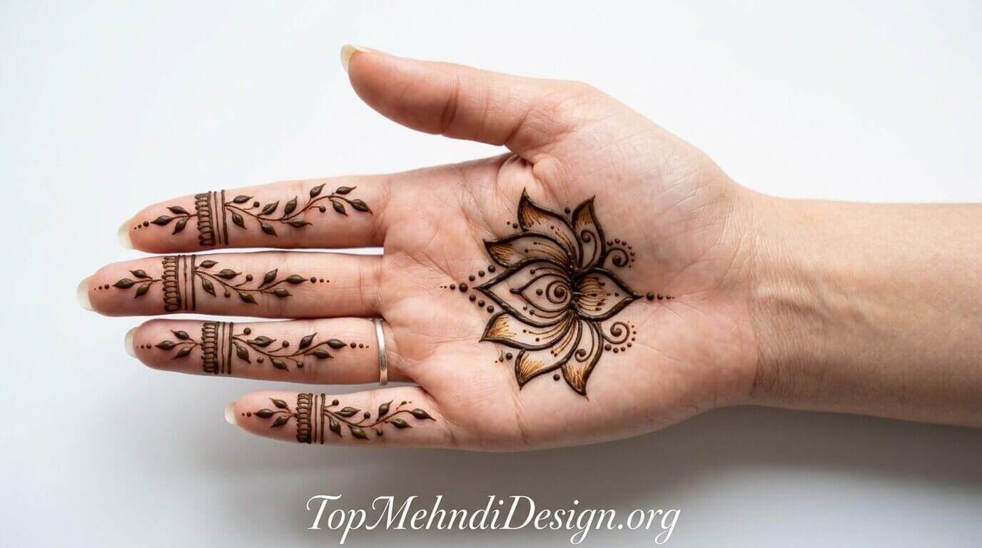 Easy Henna Design for Eid ul Adha 2026