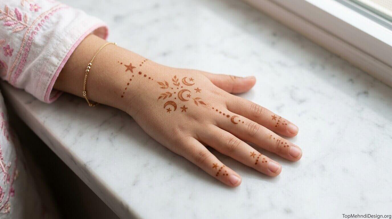 Easy Henna Design for Eid ul Adha 2026