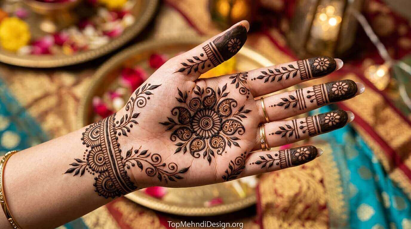 Easy Henna Design for Eid ul Adha 2026