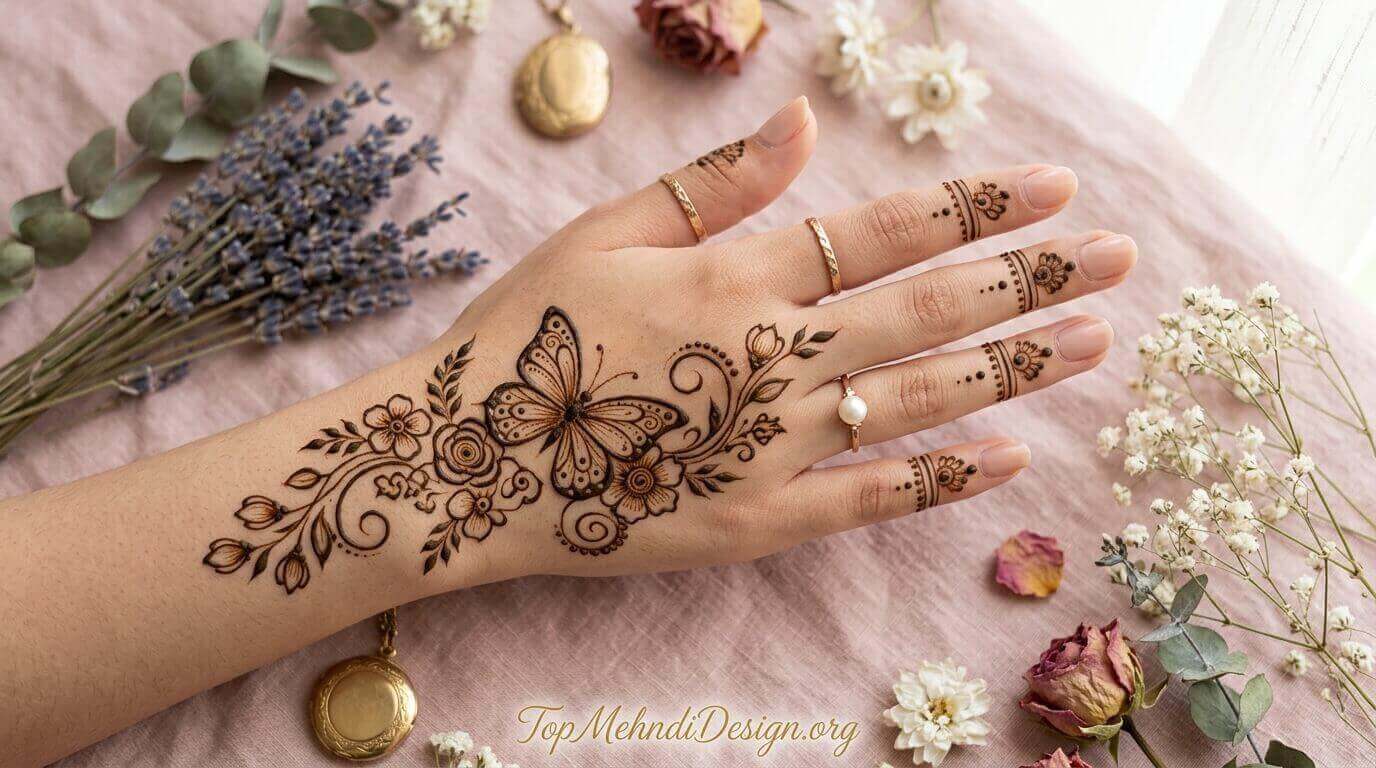 Easy Henna Design for Eid ul Adha 2026