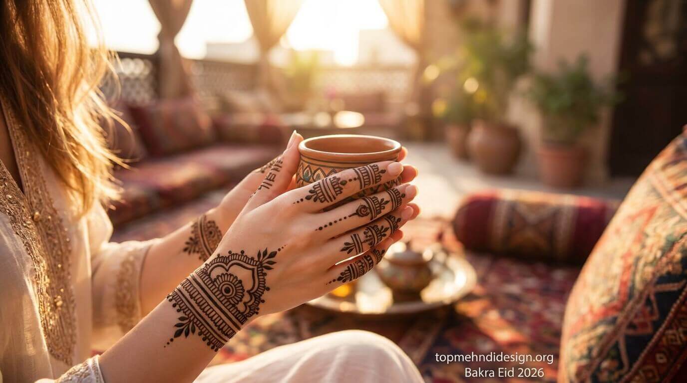 Bakra Eid Mehndi Design Arabic Simple 2026