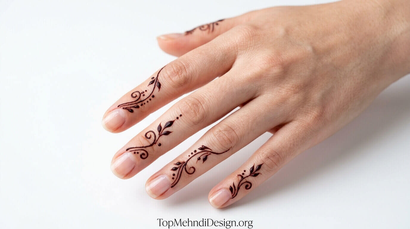 Finger Mehndi Designs for Eid ul Adha 2026