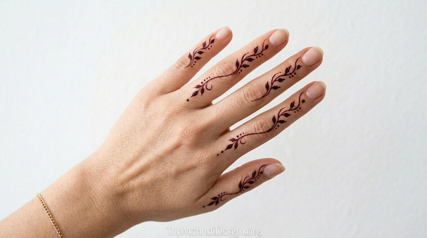 Finger Mehndi Designs for Eid ul Adha 2026