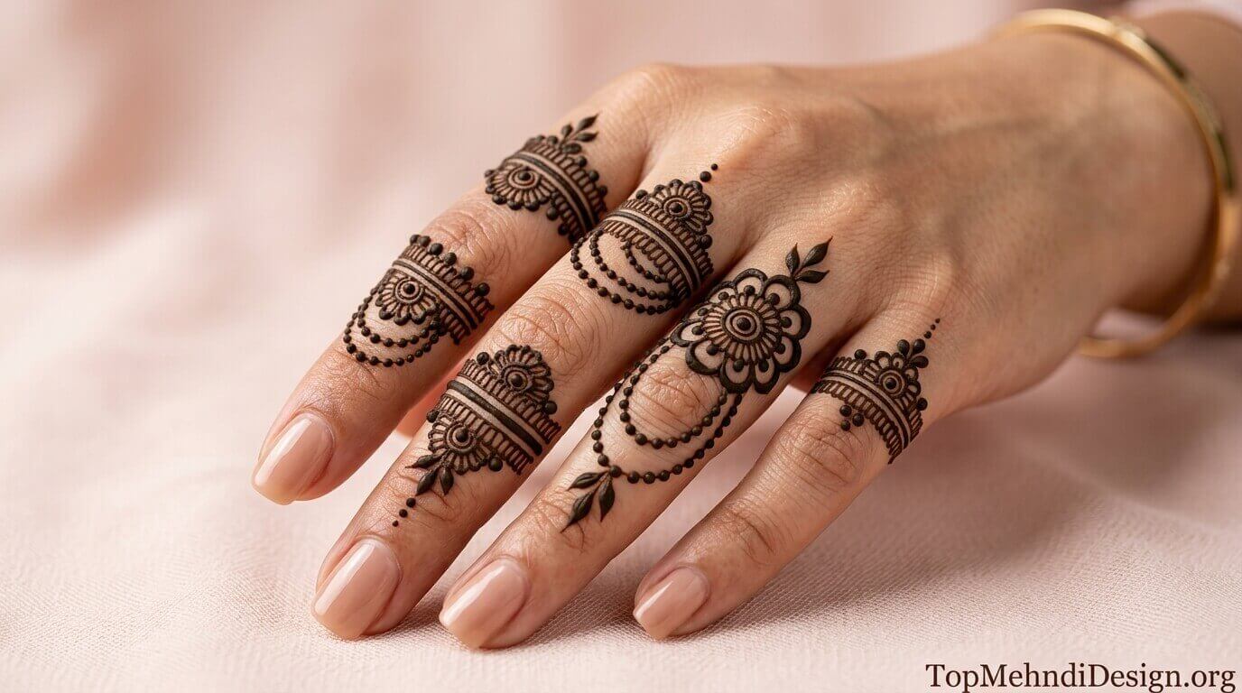 Finger Mehndi Designs for Eid ul Adha 2026
