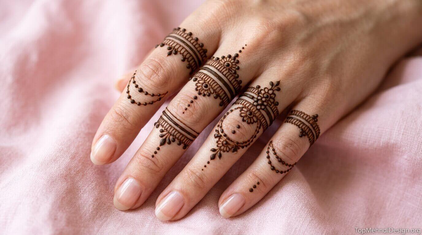 Finger Mehndi Designs for Eid ul Adha 2026