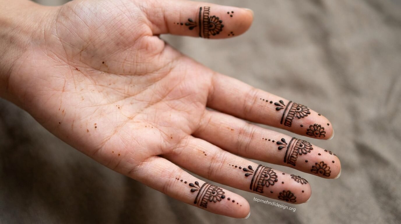 Bakra Eid Mehndi Design Simple Front Hand 2026