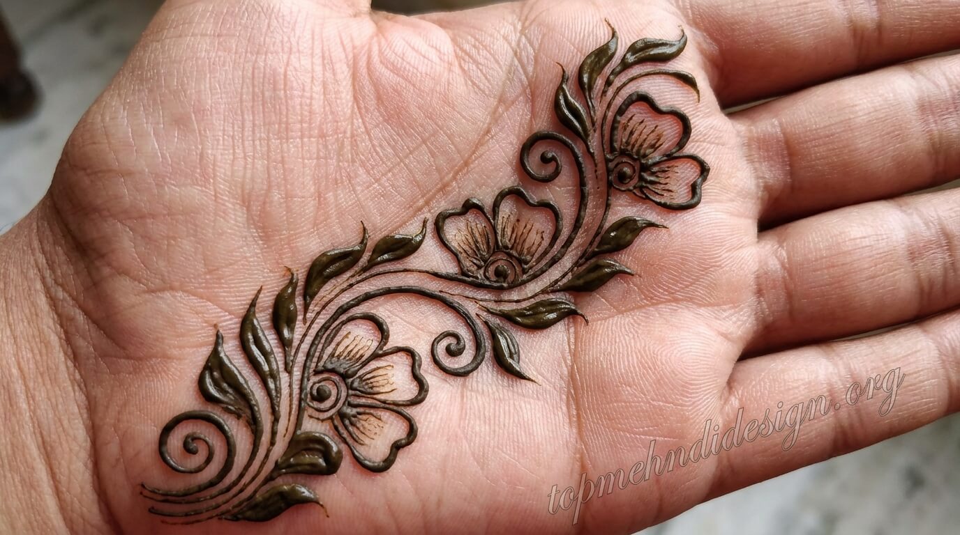 Bakra Eid Mehndi Design Simple Front Hand 2026