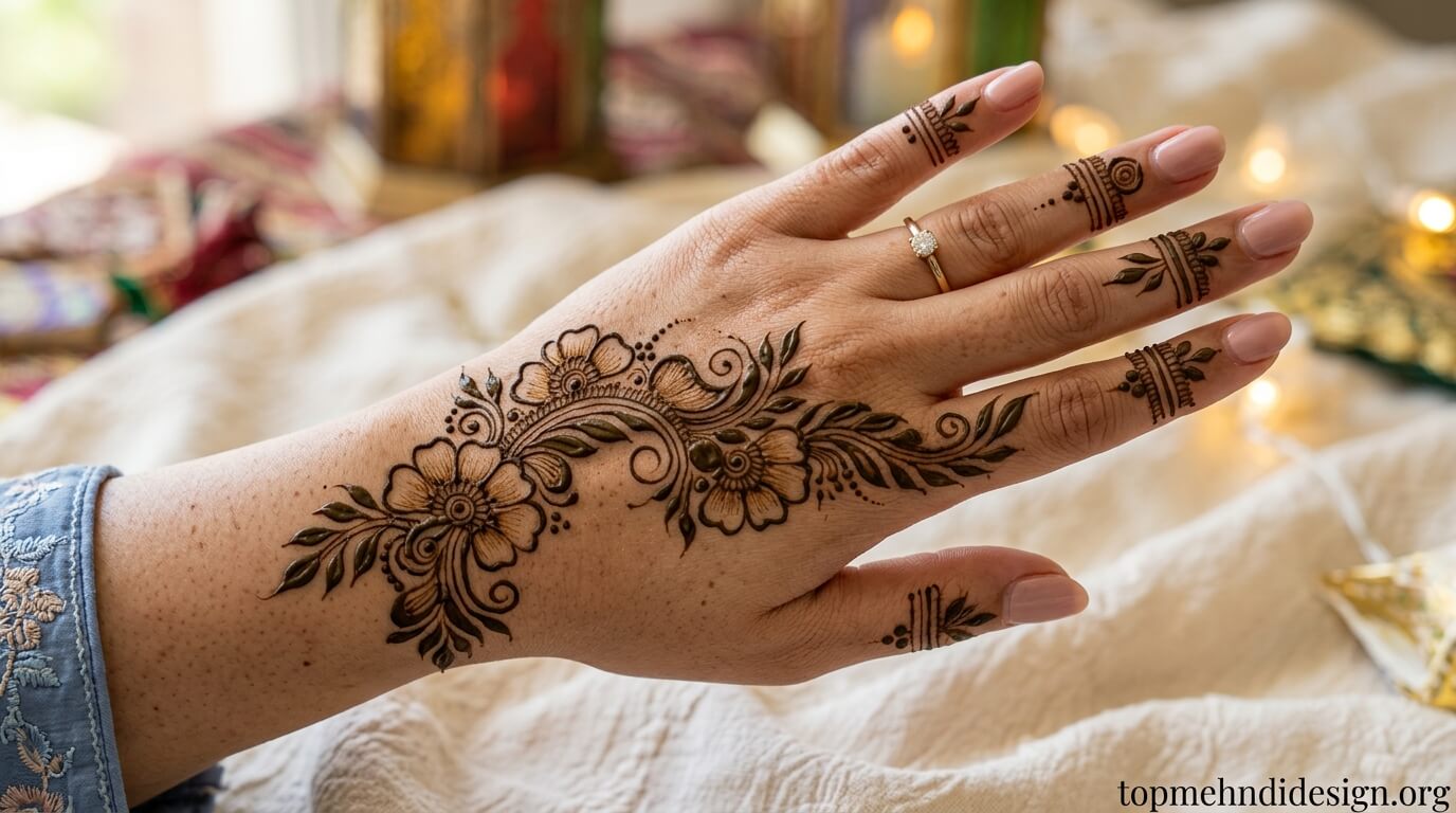 Bakra Eid Mehndi Design Simple Back Hand 2026