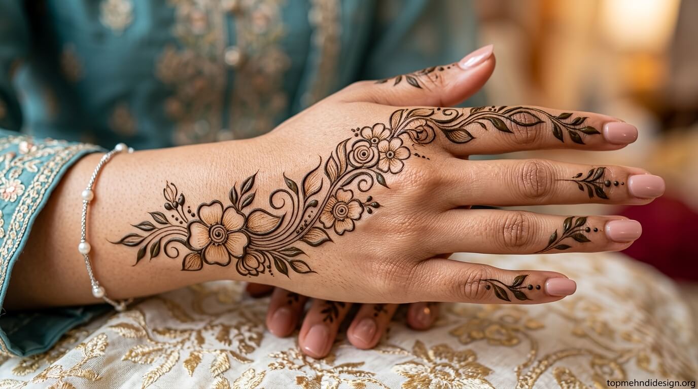 Bakra Eid Mehndi Design Simple Back Hand 2026