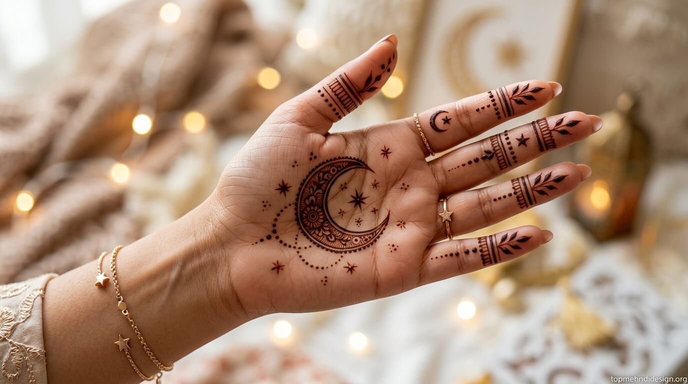 Bakra Eid Mehndi Design Front Hand 2026