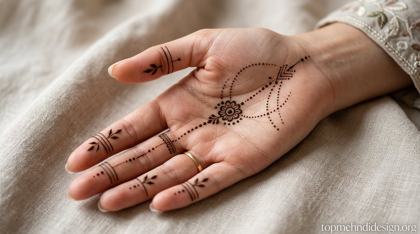 Bakra Eid Mehndi Design Front Hand 2026
