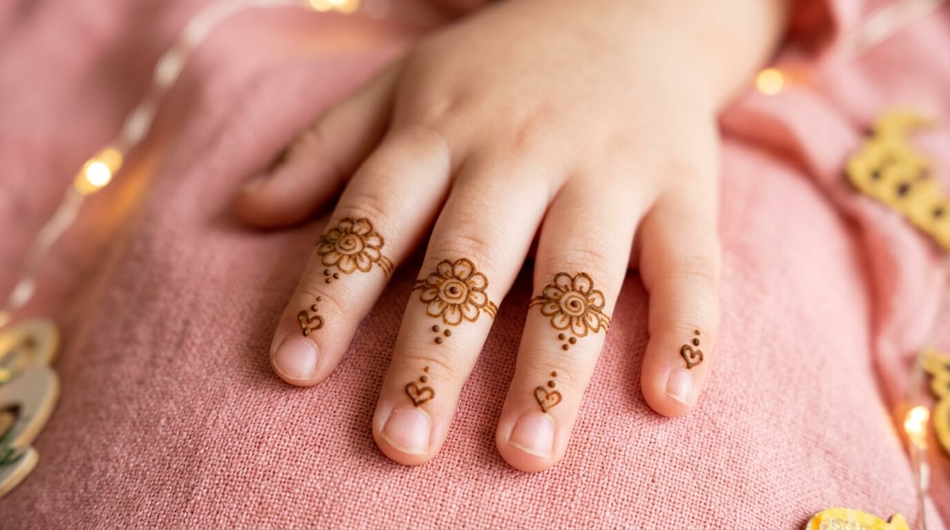 Finger Mehndi Design Simple 2026