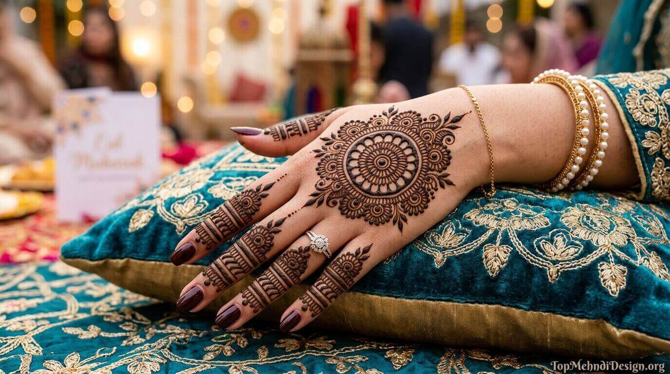 Gol Chand Mehndi Design for Eid ul Adha 2026