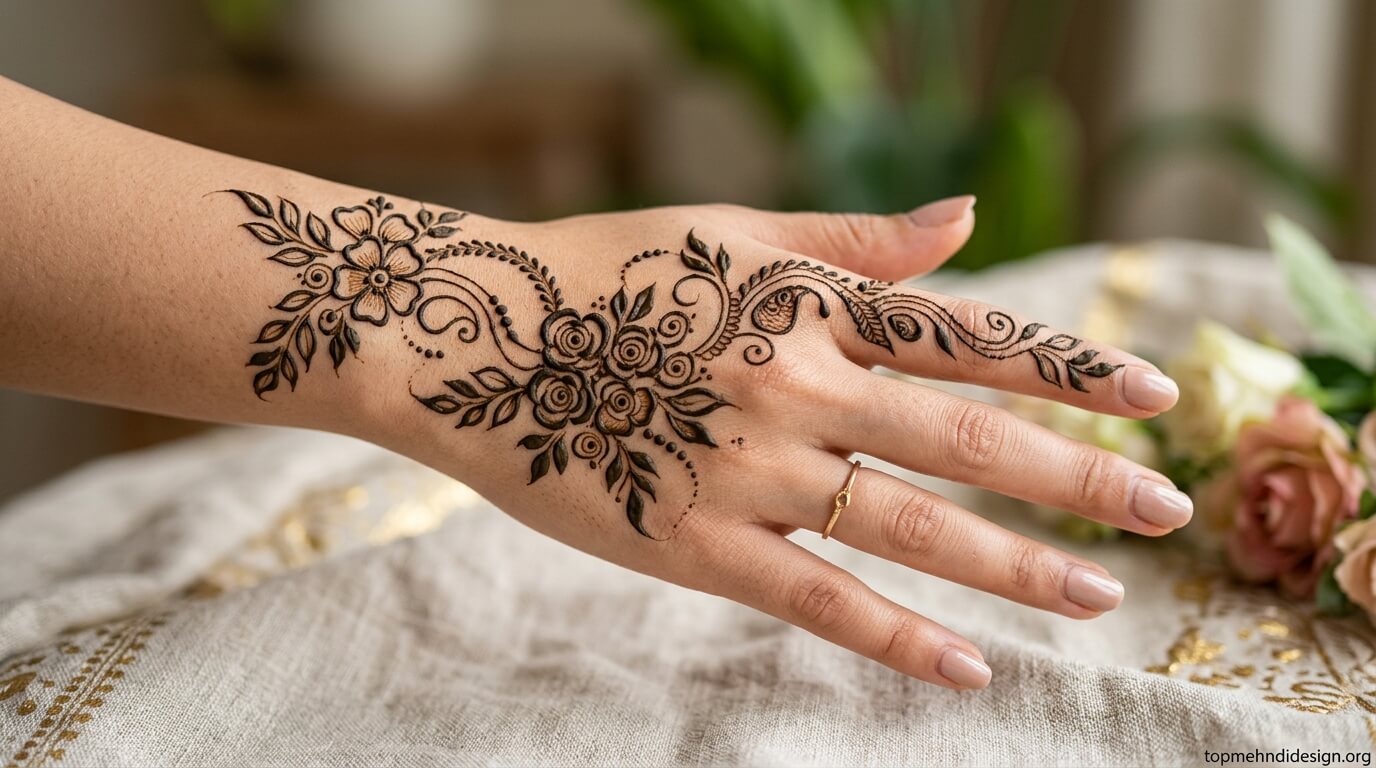 Bakra Eid Mehndi Design Simple Back Hand 2026