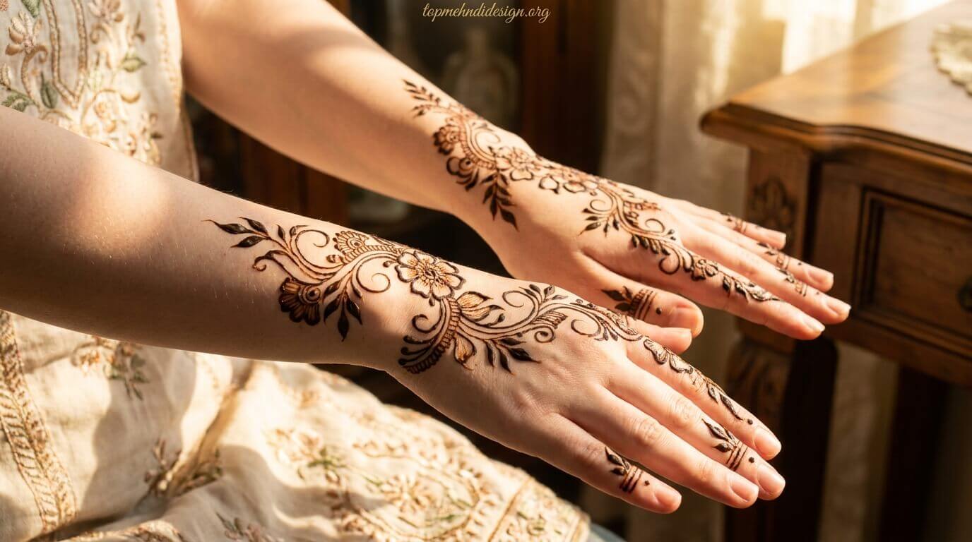 Bakra Eid Mehndi Design Arabic Simple 2026