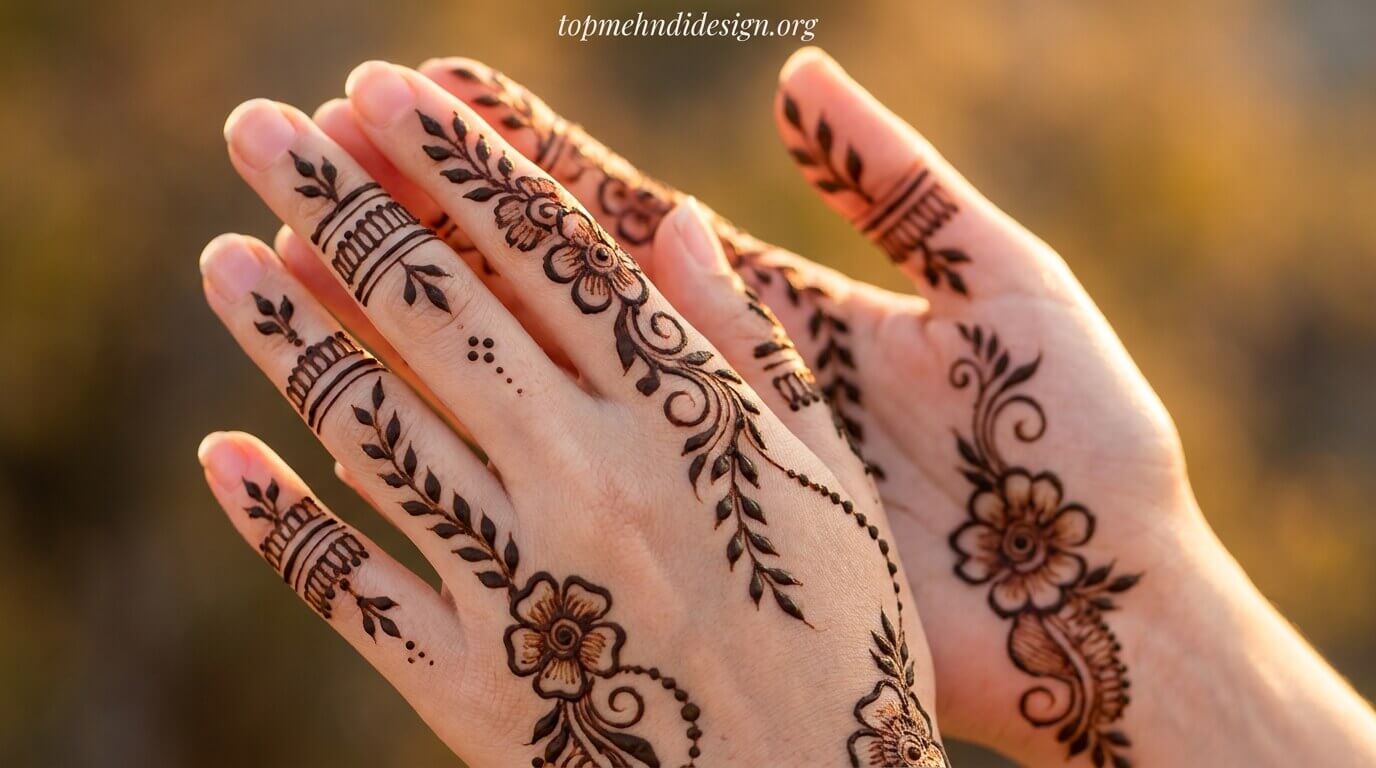 Bakra Eid Mehndi Design Arabic Simple 2026