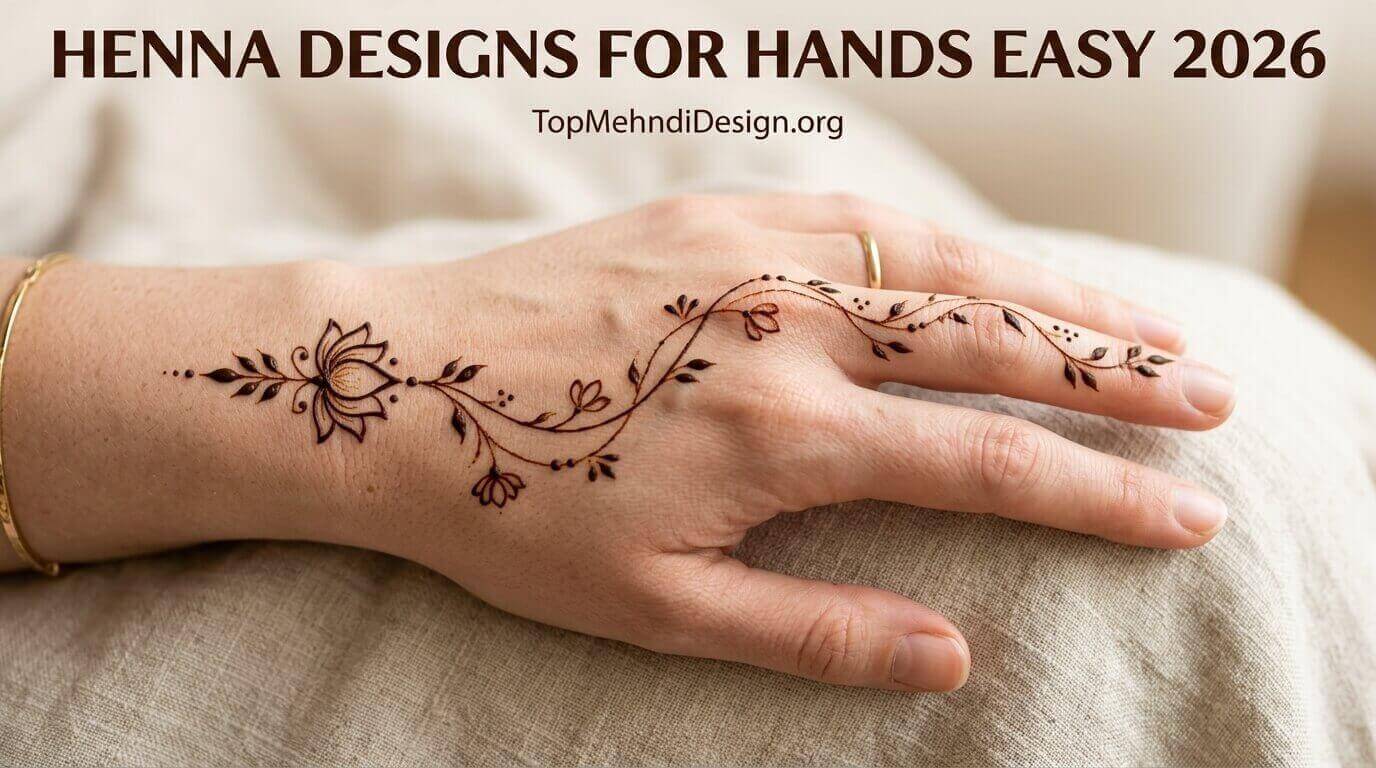 Henna Designs for Hands Easy 2026