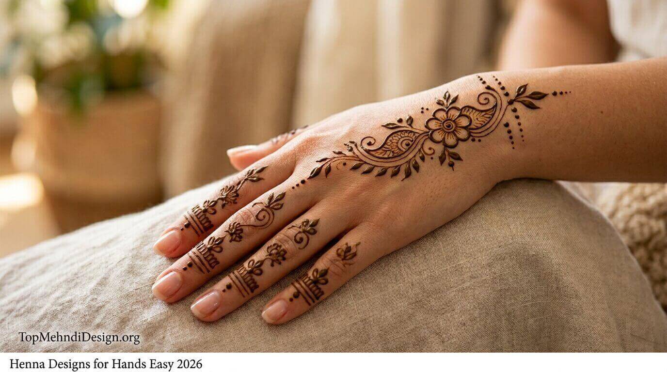 Henna Designs for Hands Easy 2026