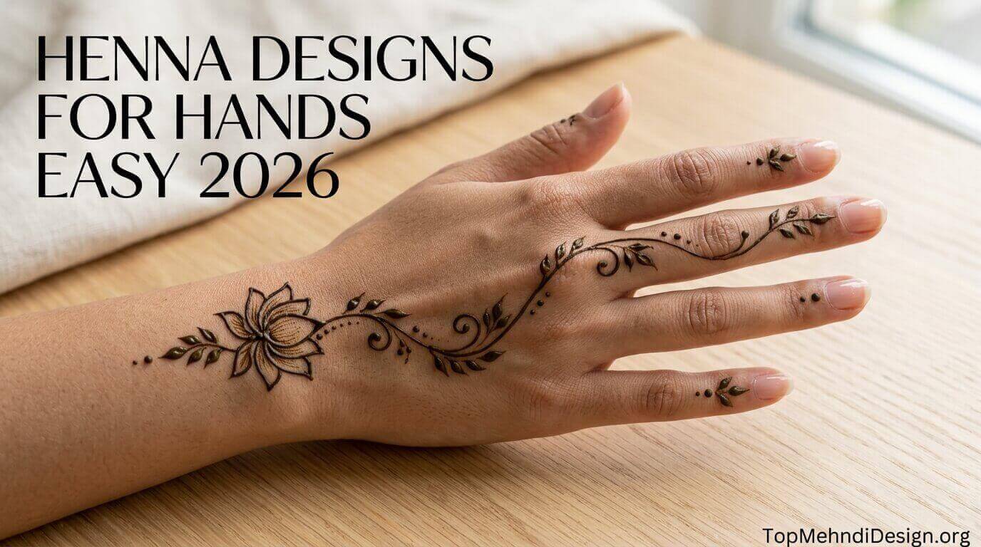 Henna Designs for Hands Easy 2026