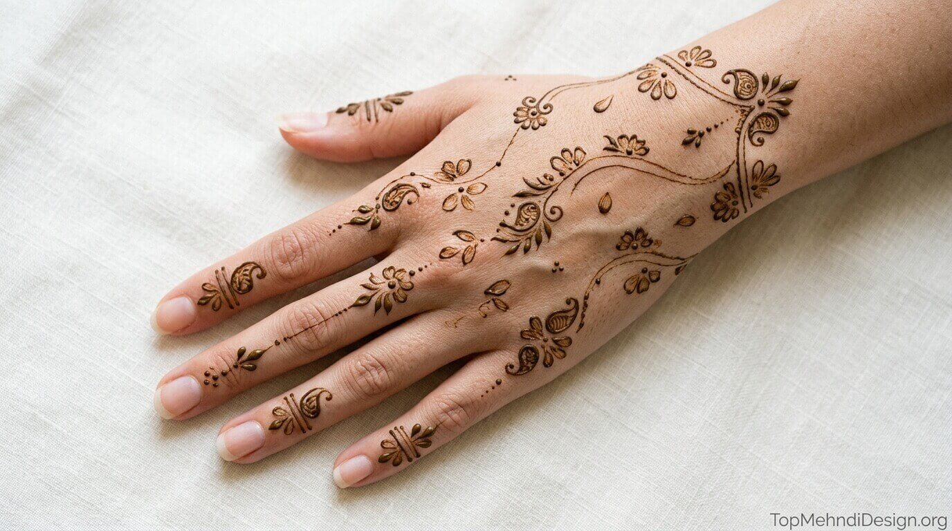 Khafif Mehndi Design for Beginners 2026