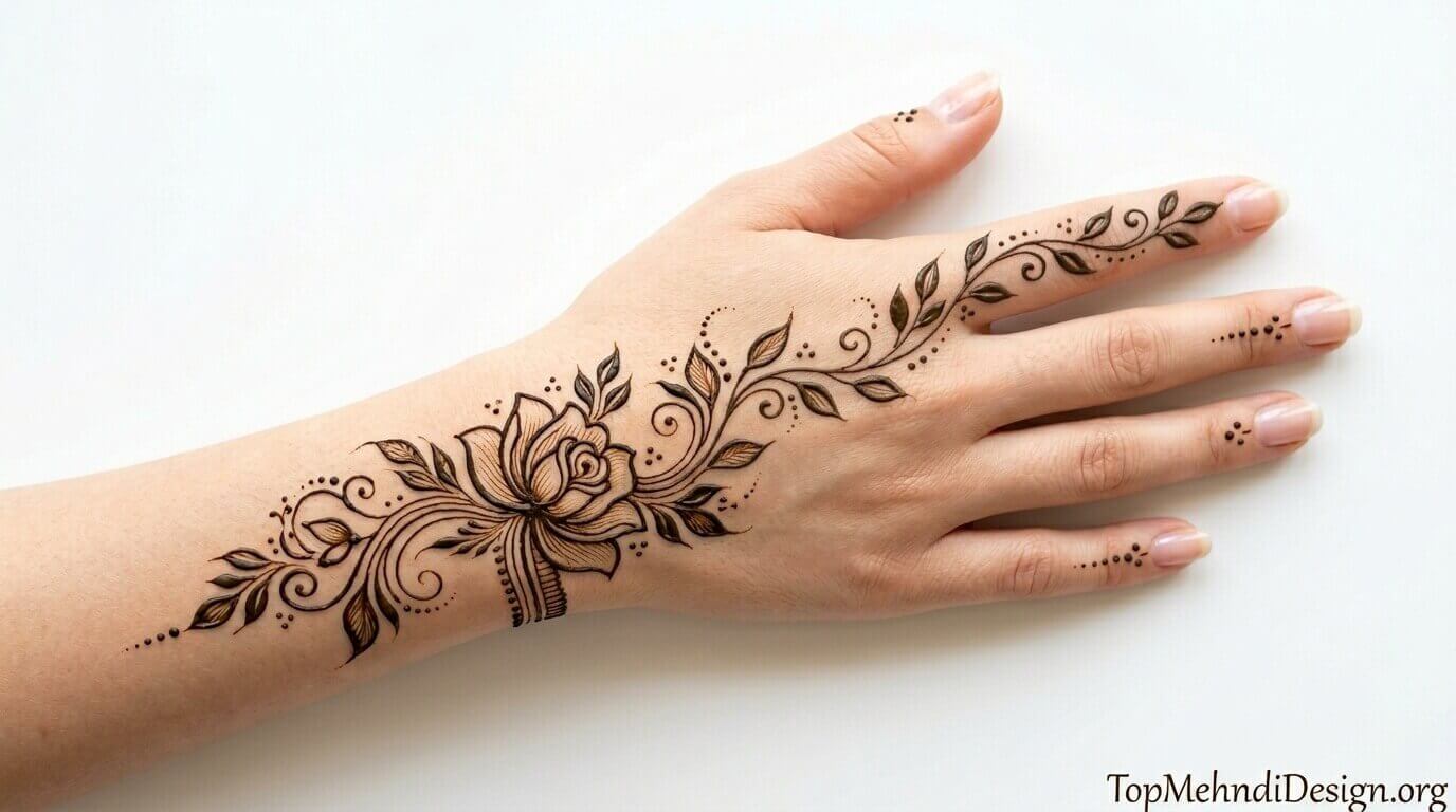 Khafif Mehndi Design for Beginners 2026