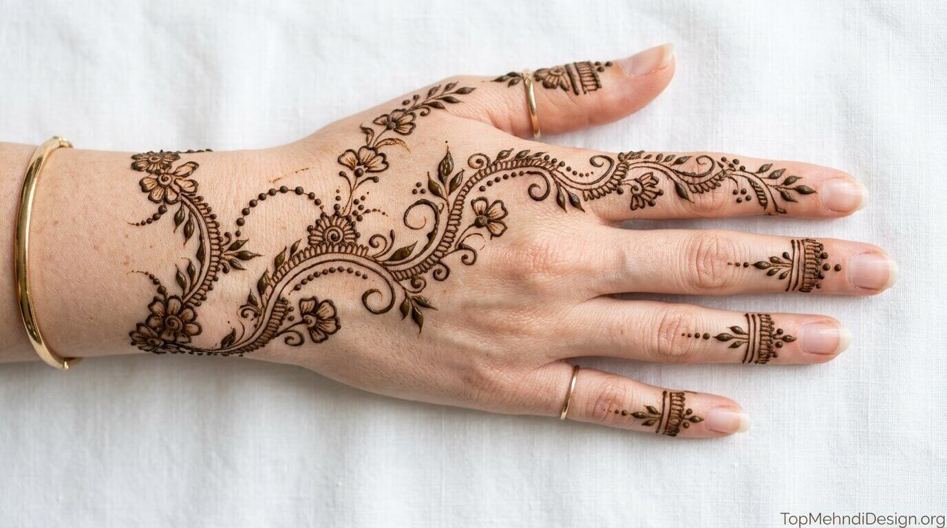 Khafif Mehndi Design for Beginners 2026