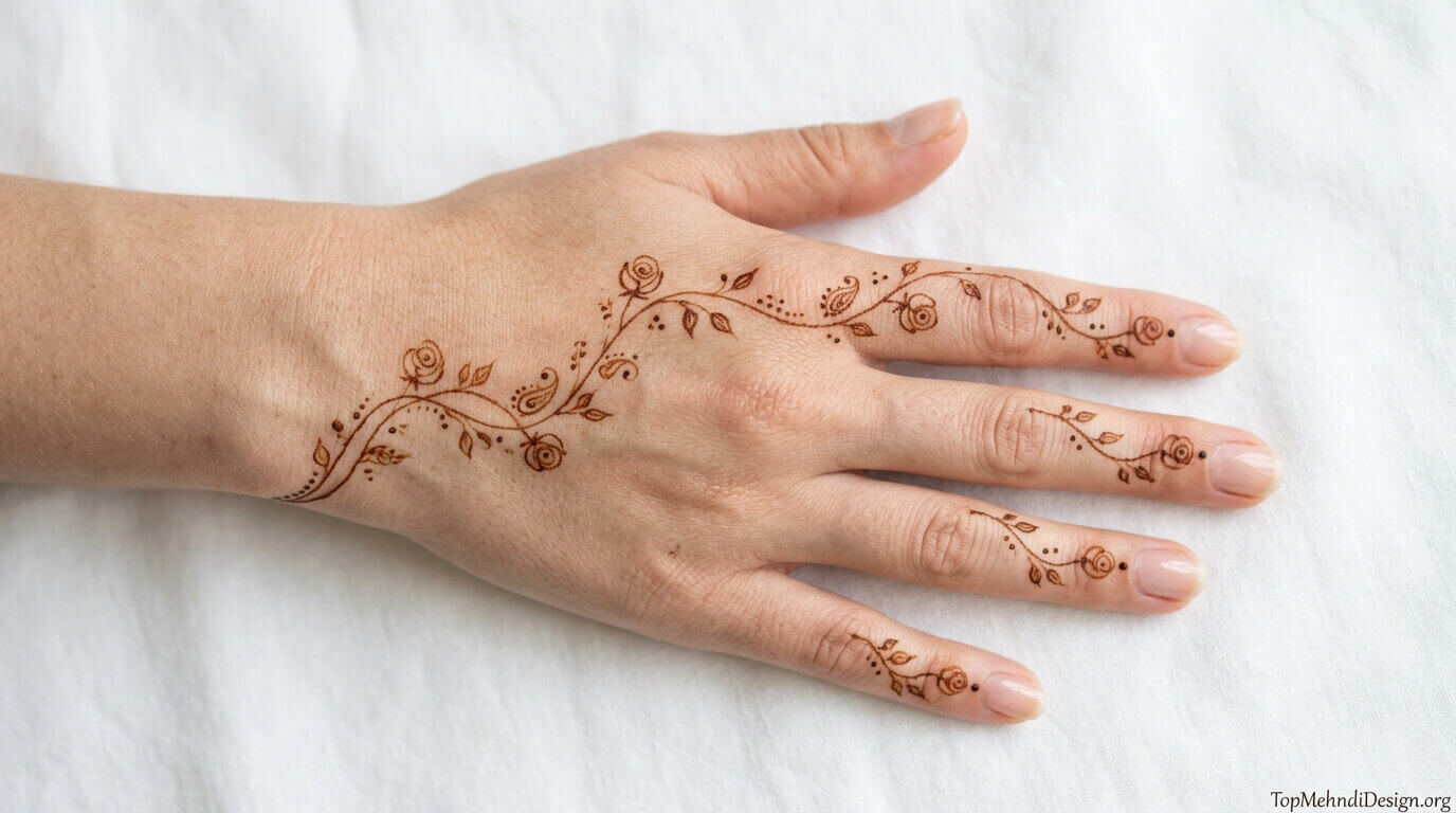 Khafif Mehndi Design for Beginners 2026