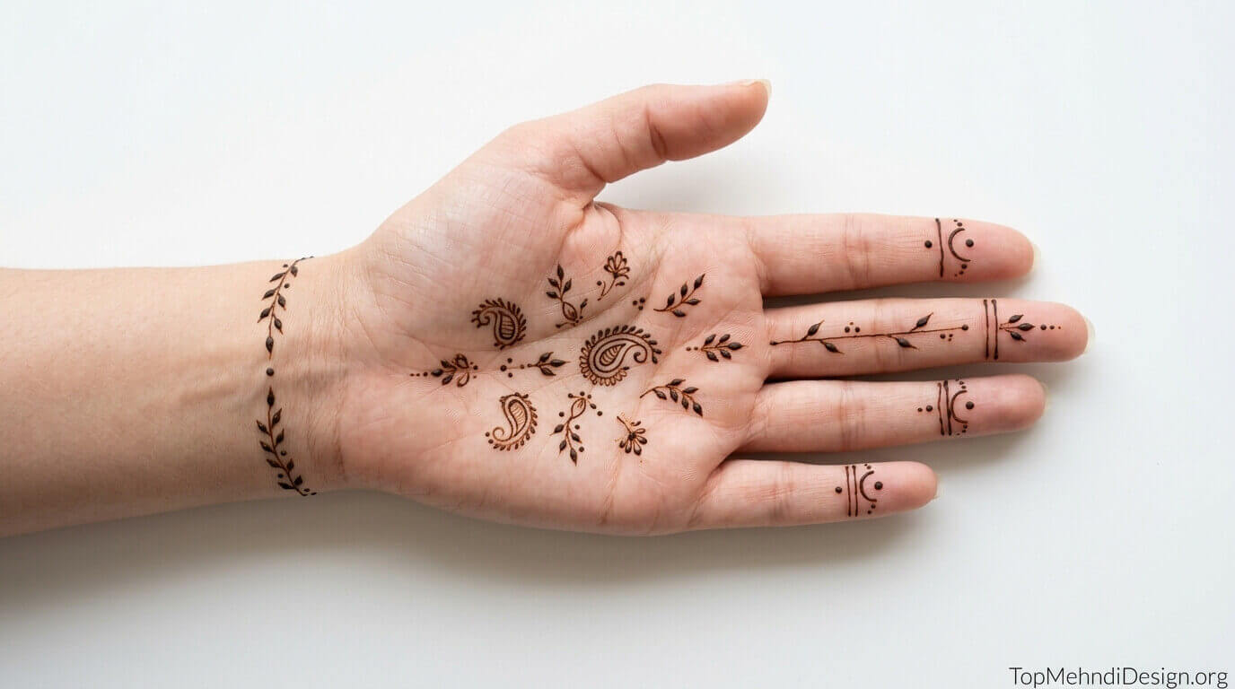Khafif Mehndi Design for Beginners 2026