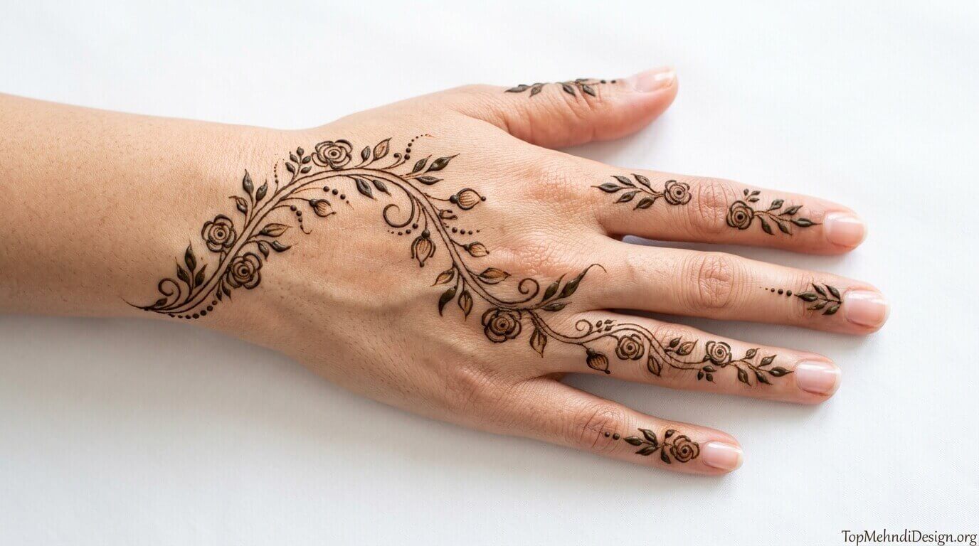 Khafif Mehndi Design for Beginners 2026