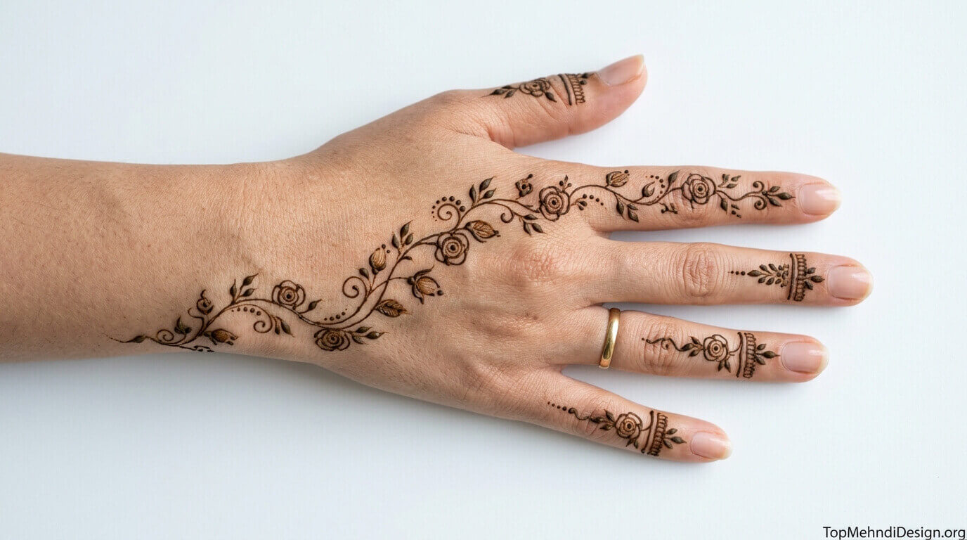 Khafif Mehndi Design for Beginners 2026