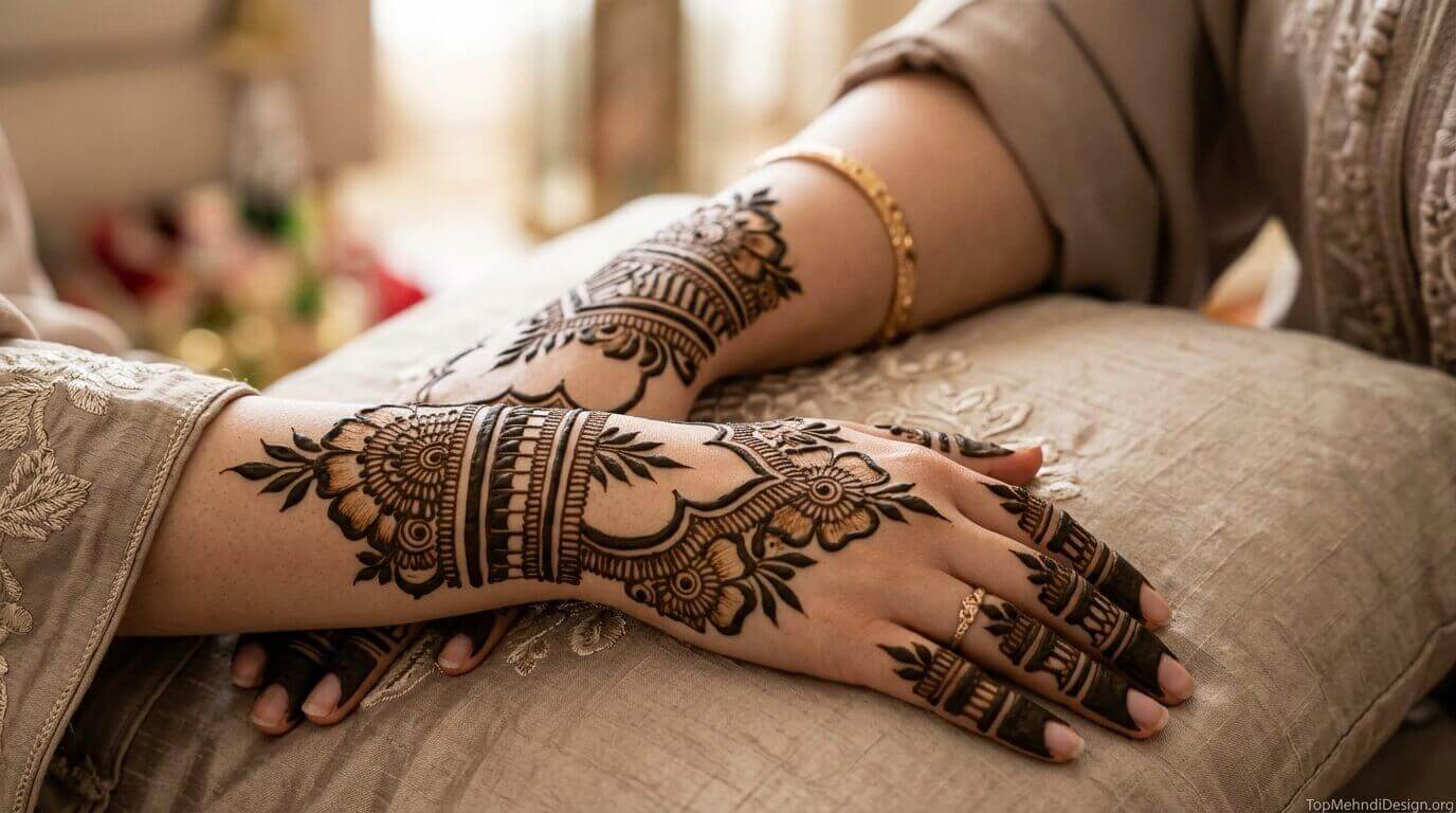 Khaleeji Mehndi Design 2026