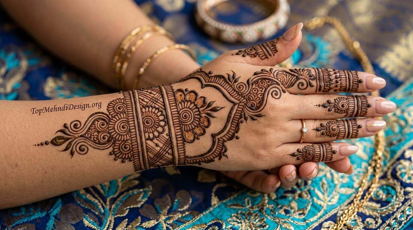 Khaleeji Mehndi Design 2026