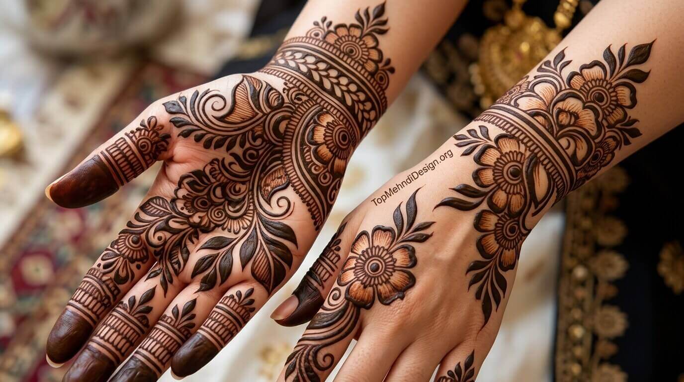 Khaleeji Mehndi Design 2026