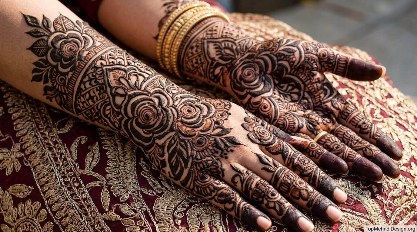 Khaleeji Mehndi Design 2026