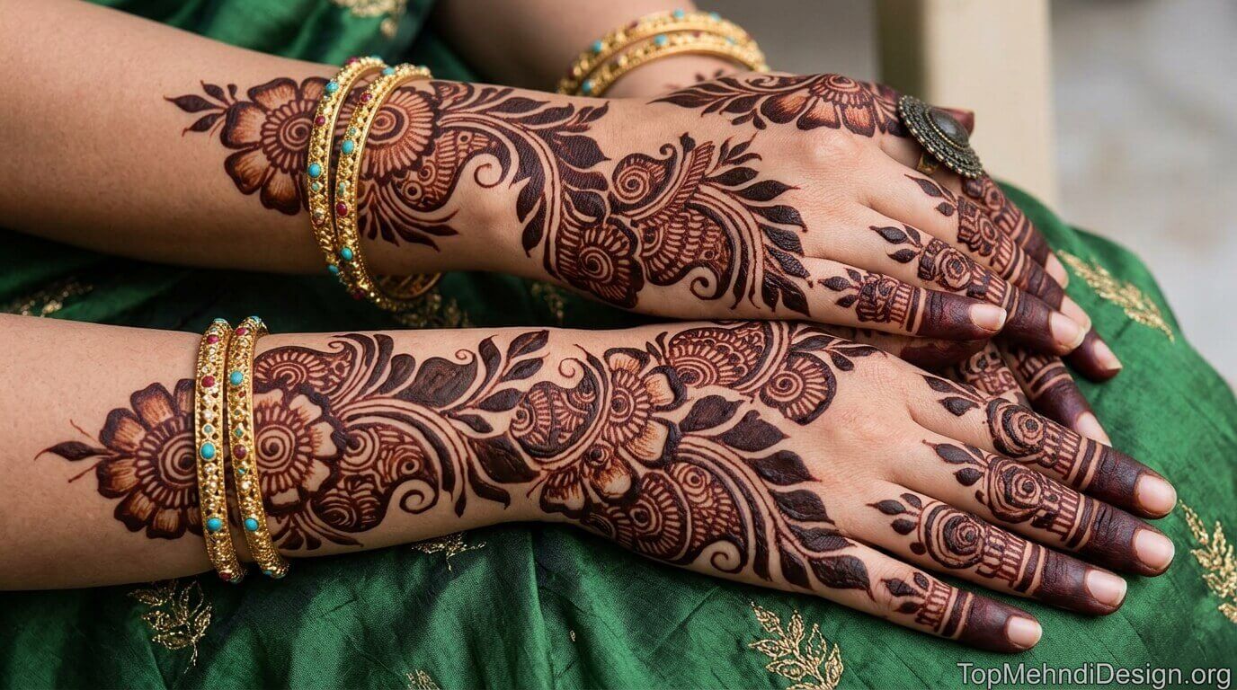 Khaleeji Mehndi Design 2026