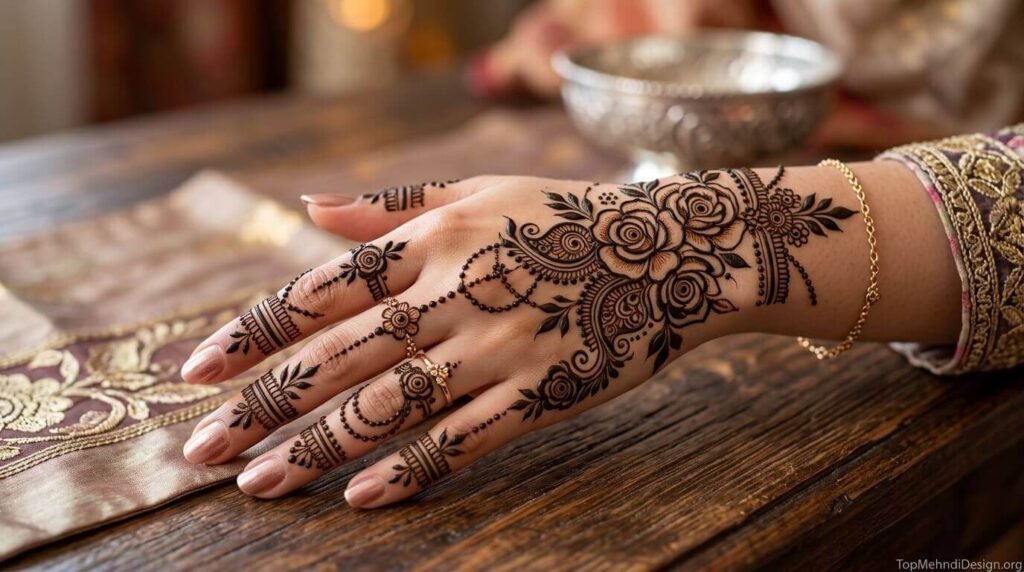 Khaleeji Mehndi Design 2026