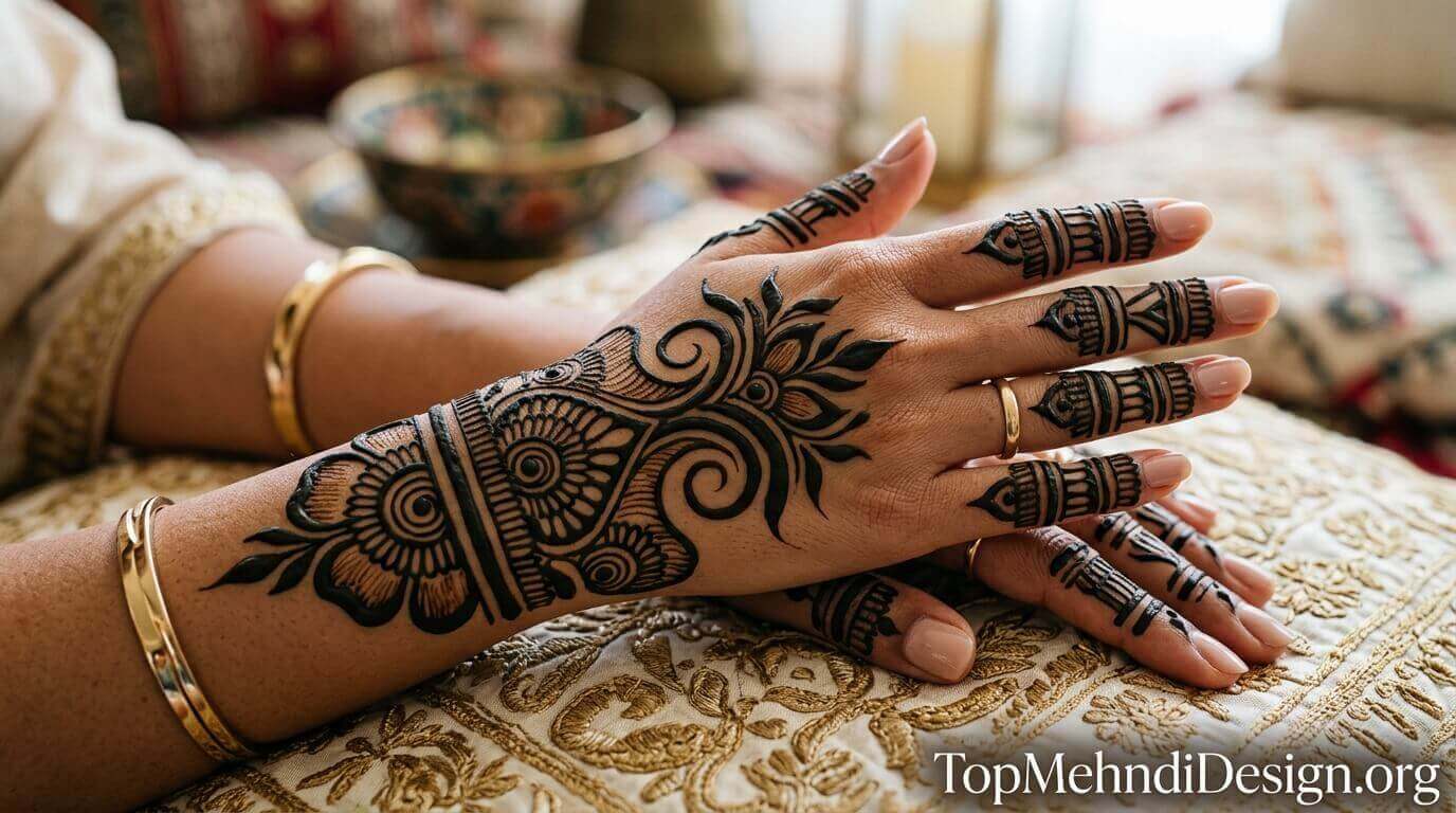 Khaleeji Mehndi Design 2026
