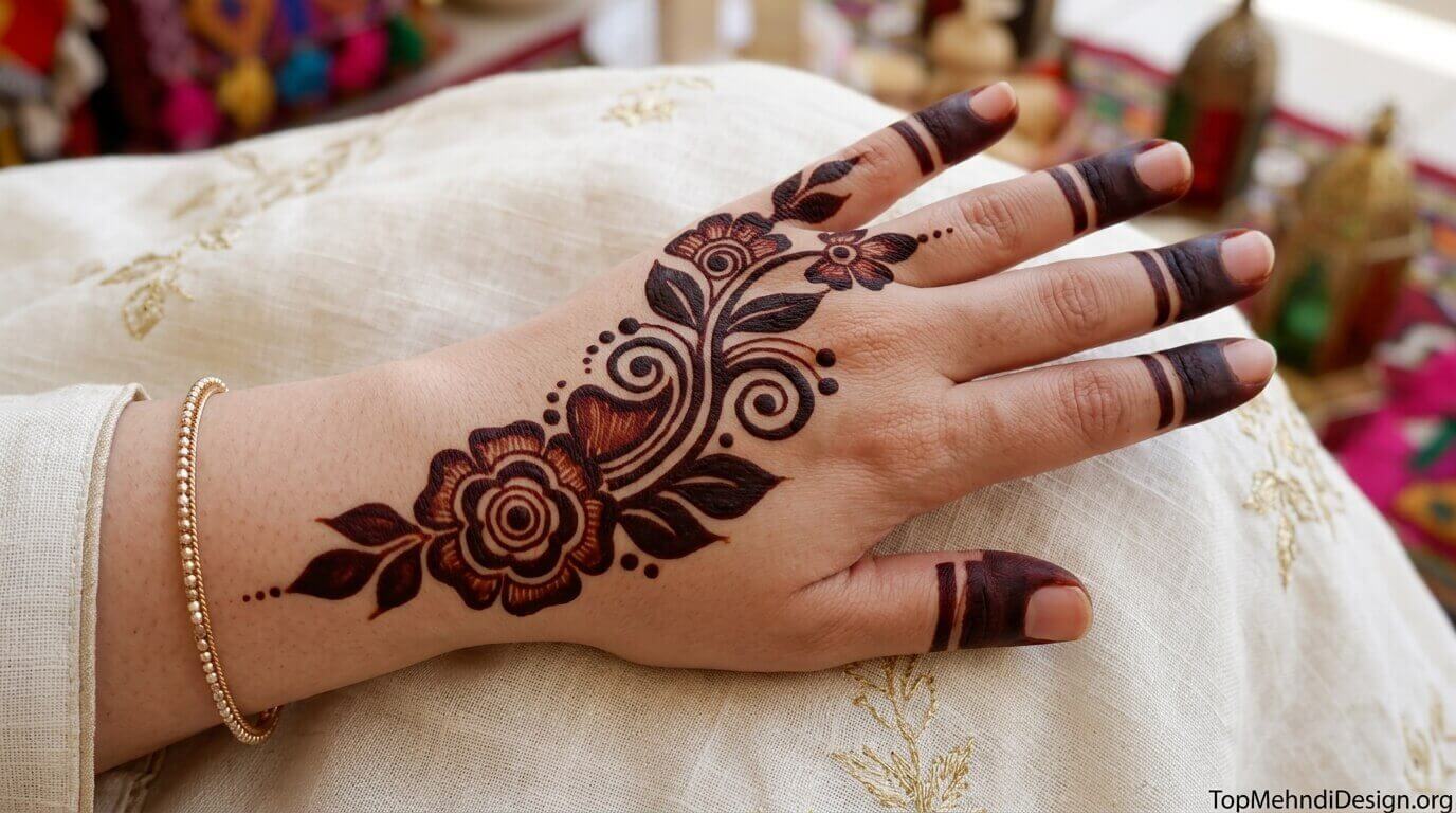 Khaleeji Mehndi Design 2026
