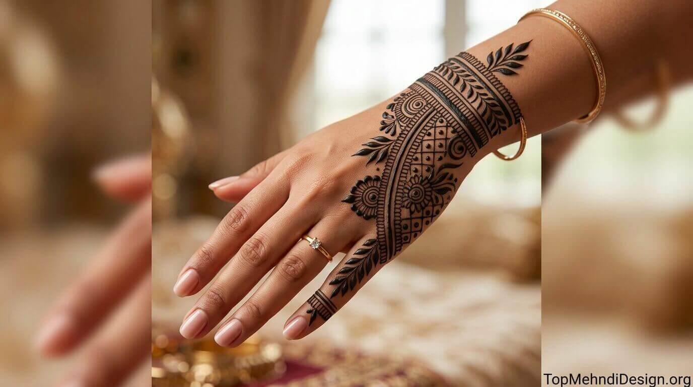 Khaleeji Mehndi Design 2026