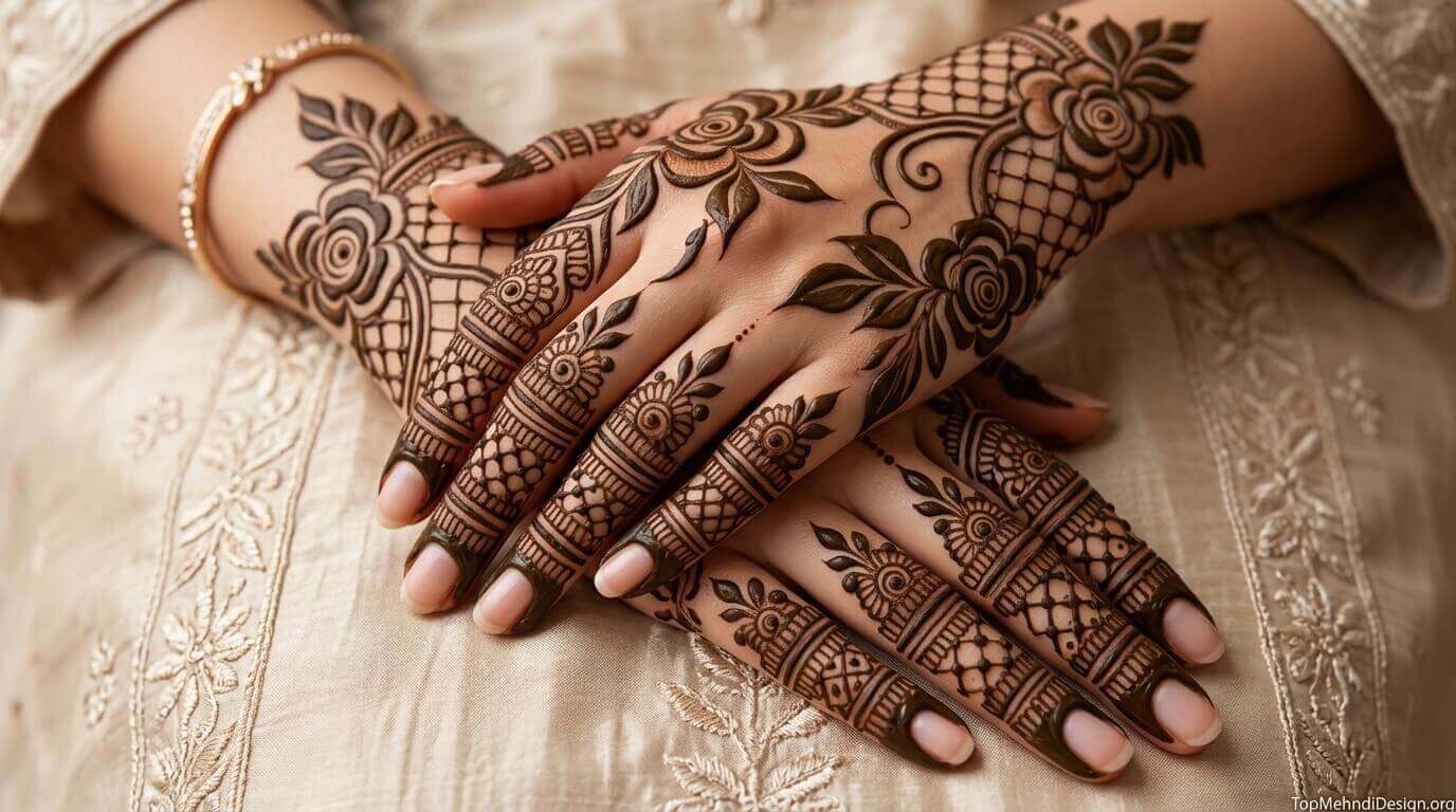 Khaleeji Mehndi Design 2026