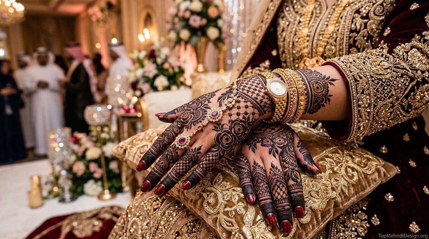 Khaleeji Mehndi Design 2026